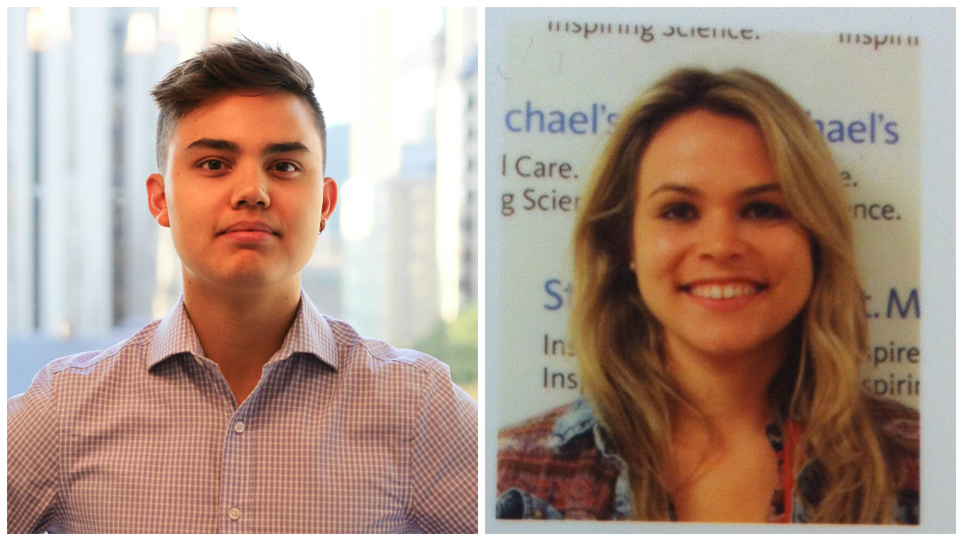 U OF T MEDICAL STUDENTS BENJAMIN CHIN-YEE AND ATARA MESSINGER