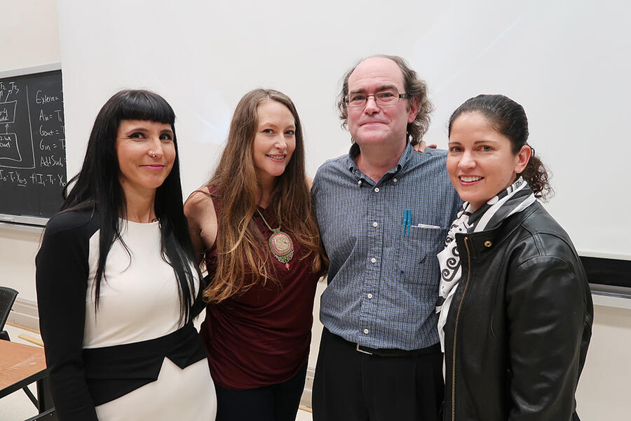 Dr. Suzanne Stewart together with Indigenous Undergraduate Medical Education Program Coordinator Dawn Maracle and Co-Leads for Indigenous Health Education Drs. Jason Pennington and Lisa Richardson