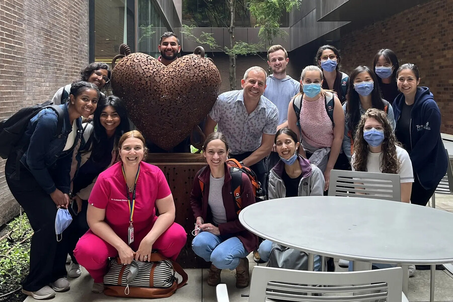 Photo of medical students and faculty involved in the Family Medicine Community Longitudinal Leadership Enrichment Opportunity