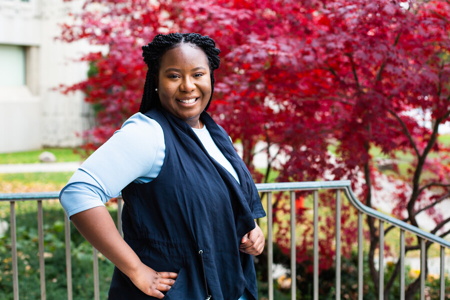 Nicole Mfoafo-M’Carthy, a second-year medical student, is one of 11 Canadians selected to received a Rhodes Scholarship